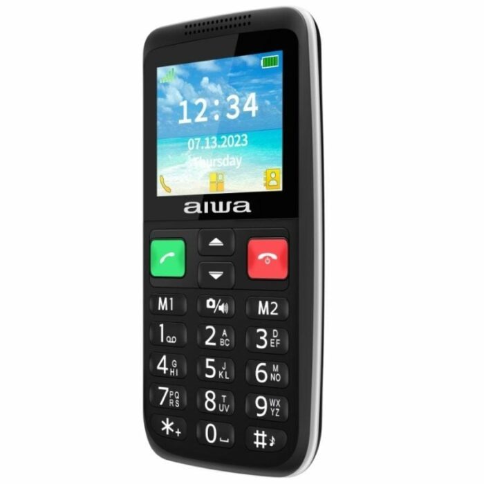 Teléfono Móvil Aiwa FPH-S200-2G para Personas Mayores/ Negro - Imagen 2
