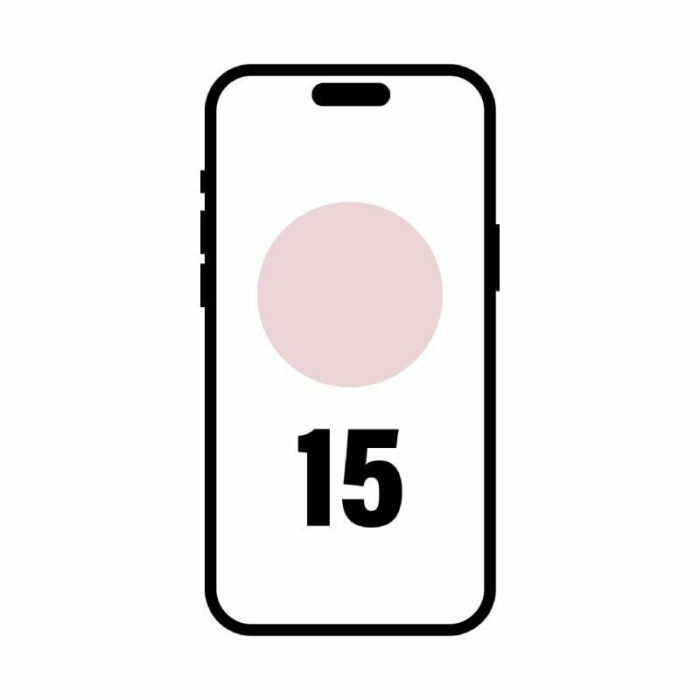 Smartphone Apple iPhone 15 128Gb/ 6.1"/ 5G/ Rosa