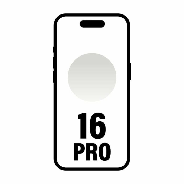 Smartphone Apple iPhone 16 Pro 256GB/ 6.3"/ 5G/ Titanio Blanco
