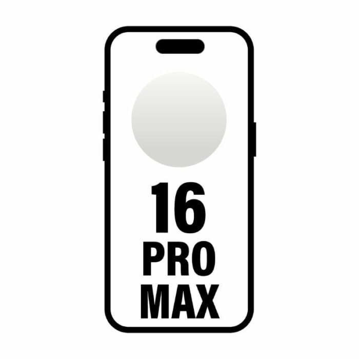 Smartphone Apple iPhone 16 Pro Max 256GB/ 6.9"/ 5G/ Titanio Blanco
