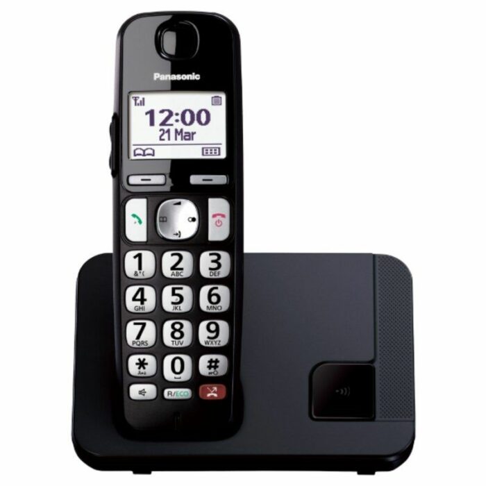 Teléfono Inalámbrico Panasonic KX-TGE250SPB/ Negro - Imagen 2