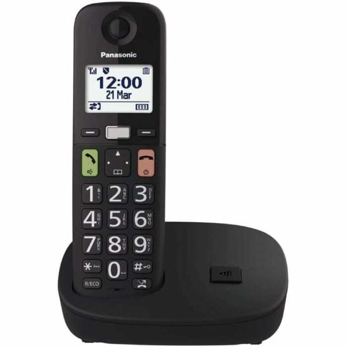 Teléfono Inalámbrico Panasonic KX-TGU112EXB/ Pack DUO/ Negro - Imagen 2