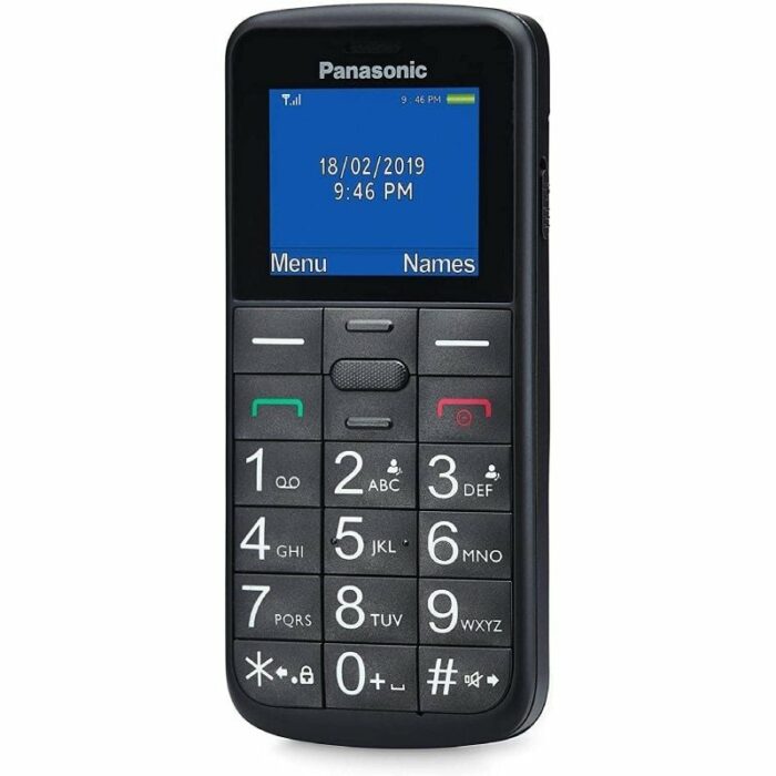 Teléfono Móvil Panasonic KX-TU110EXB para Personas Mayores/ Negro - Imagen 2