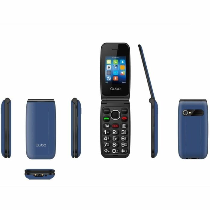 Teléfono Móvil Qubo NEONW-SOS para Personas Mayores/ Azul - Imagen 2