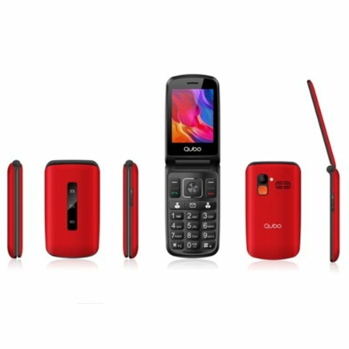 Teléfono Móvil Qubo P-210NWRD para Personas Mayores/ Rojo - Imagen 2