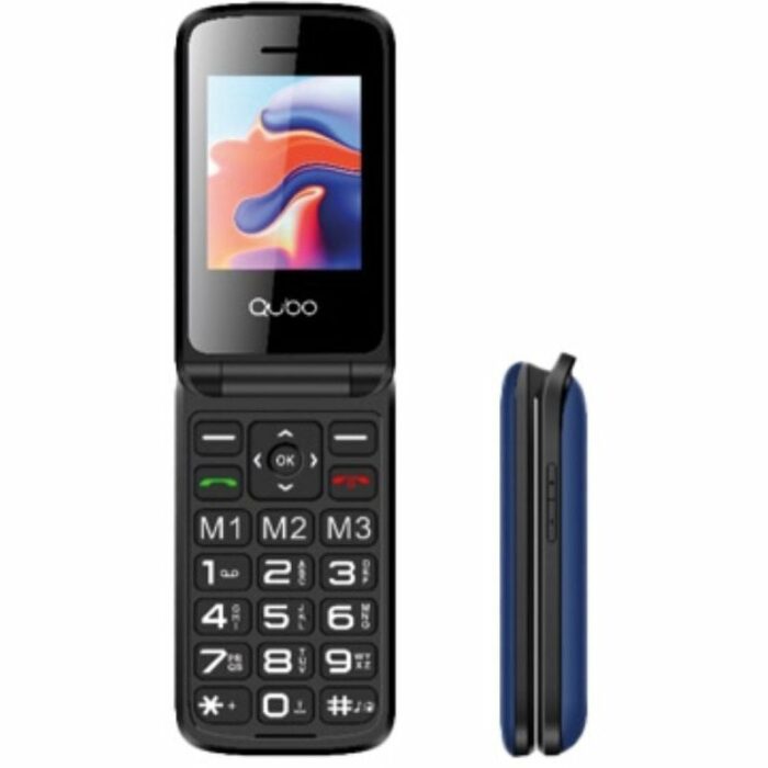 Teléfono Móvil Qubo X-247BL para Personas Mayores/ Azul - Imagen 2