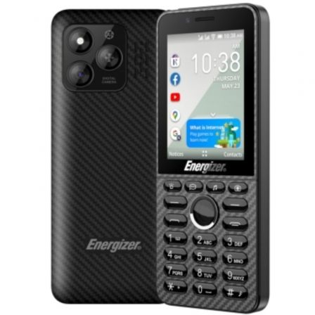 Teléfono móvil energizer e288s para personas mayores/ negro
