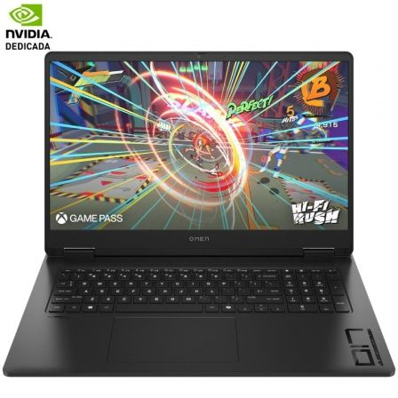 Portátil gaming hp omen 17-db0002ns ryzen 7 8845hs/ 32gb/ 1tb ssd/ geforce rtx 4070/ 17.3"/ sin sistema operativo