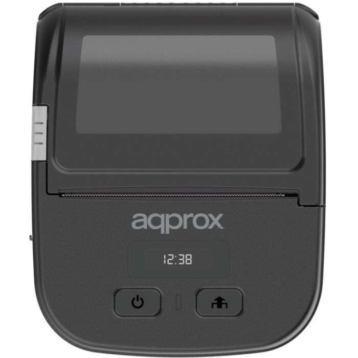 Impresora de Tickets Approx appPOS80PORTABLEWIFI/ Térmica/ Ancho papel 80mm/ USB-Bluetooth-WiFi/ Negra