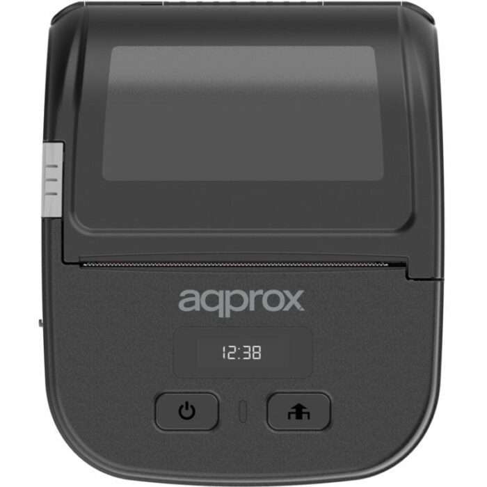 Impresora de Tickets Approx appPOS80PORTABLE/ Térmica/ Ancho papel 80mm/ USB-Bluetooth/ Negra