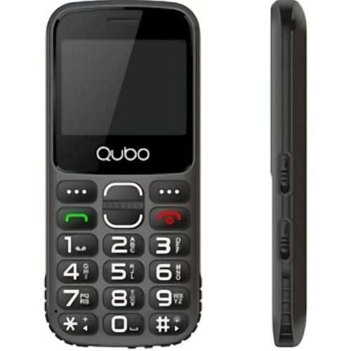 Teléfono Móvil Qubo X-230BKC 4G para Personas Mayores/ Negro