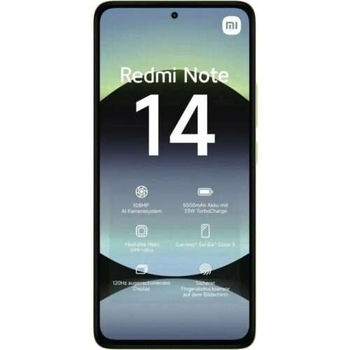 Smartphone Xiaomi Redmi Note 14 6GB/ 128GB/ 6.67"/ Verde