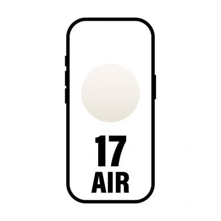 Smartphone Apple iPhone 17 Air/ 256GB/ 6.5"/ Dorado Claro