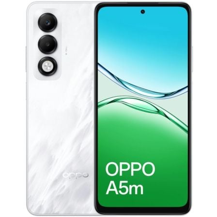 Smartphone Oppo A5M 8GB/ 256GB/ 6.67"/ Blanco Niebla