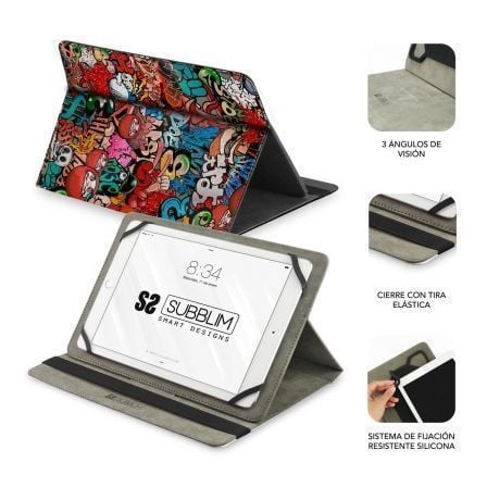 Funda Subblim Trendy Graffiti para Tablets de 10.1"-11" - Imagen 2